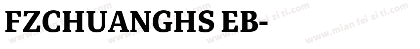 FZCHUANGHS EB字体转换